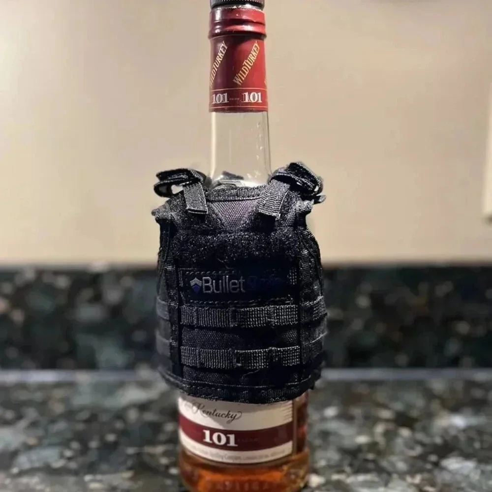NEW Tactical Bullet Safe Black Vest Bottle Insulator * Shot Show Swag 2023